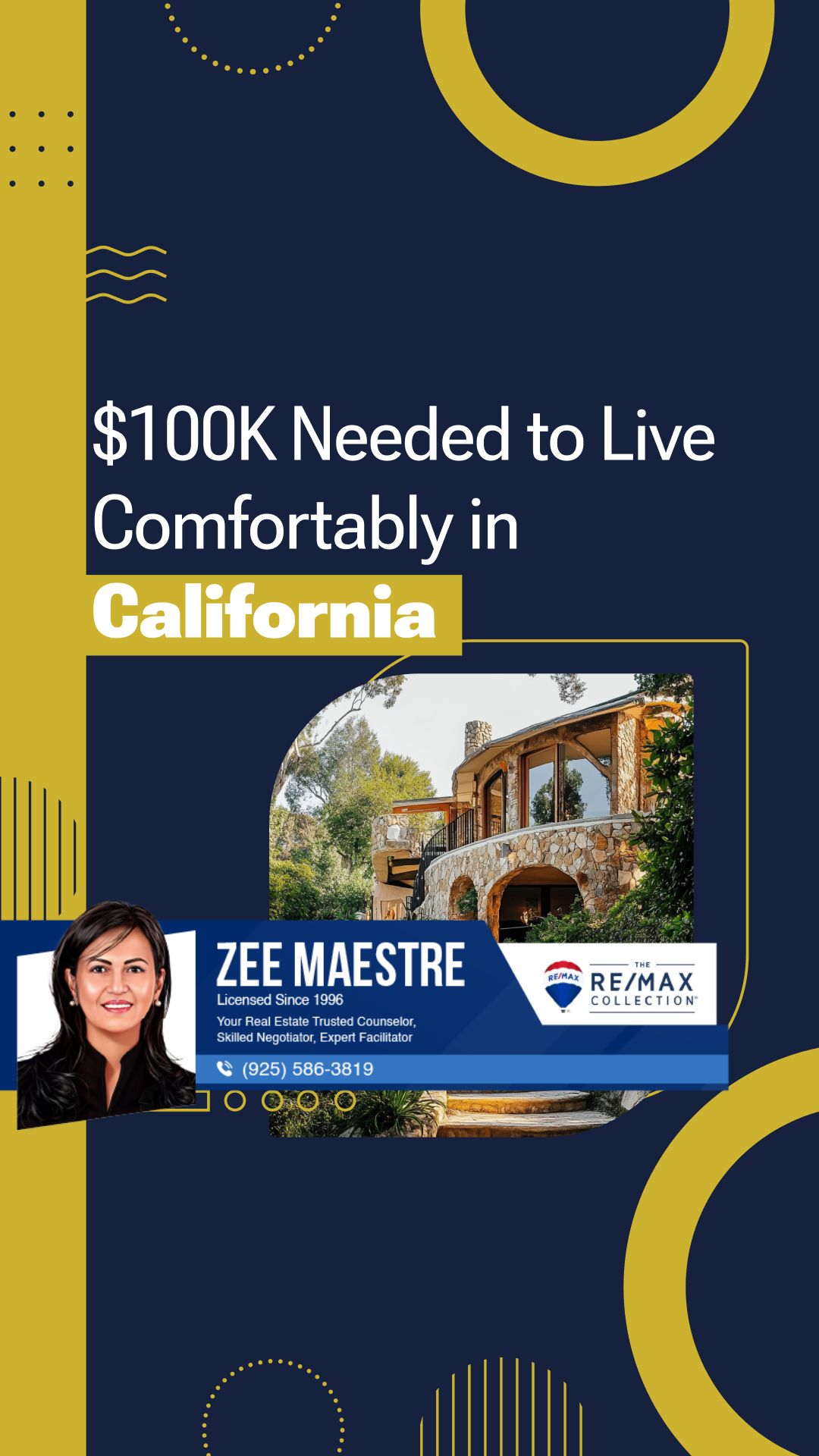 $100K Needed to Live Comfortably in California