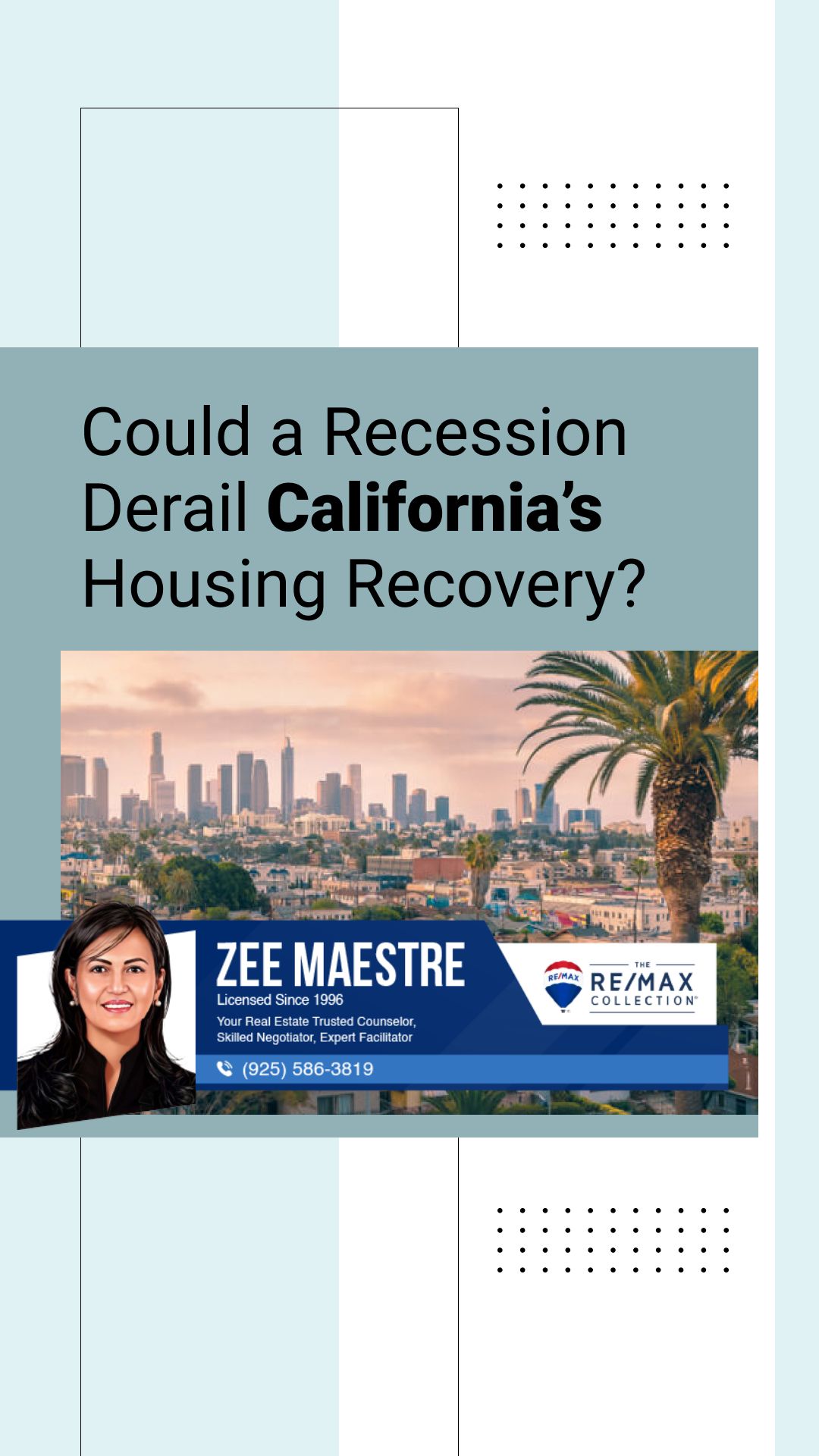 Could a Recession Derail California’s Housing Recovery?